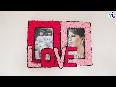 creative-photo-frame-design-|-beautifull-valetine-gift-idea-|-wool-craft-project-idea