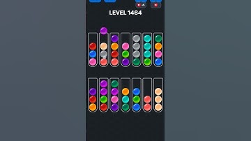 Ball Sort Puzzle nível 1464 #games #androidgameszone #gaming #level #puzzle #automobile #gameplay