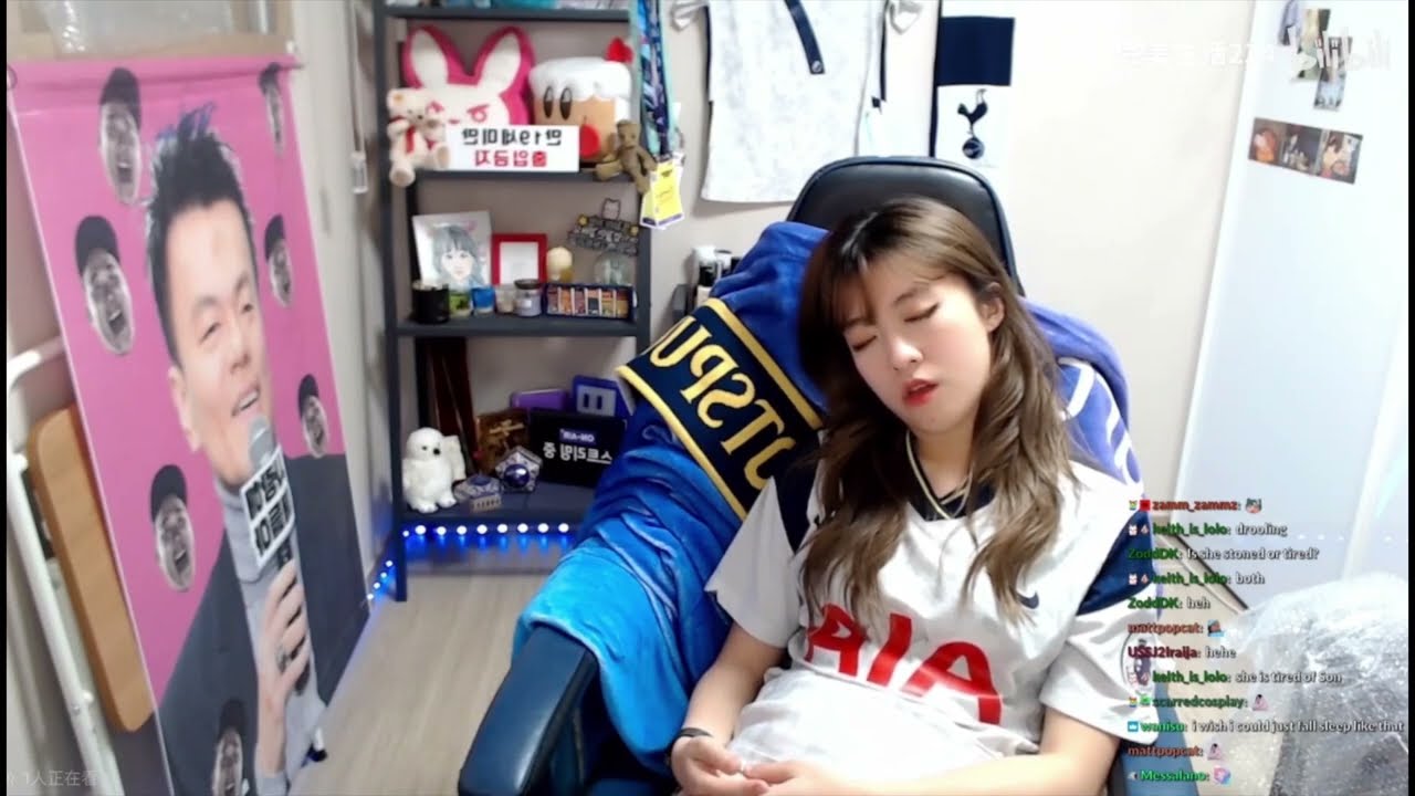 Sleeping Girl Mouth Open/Dozing Off-Vol.432