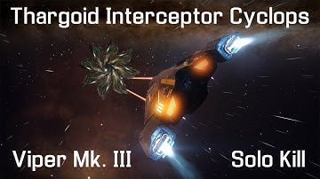 Elite: Dangerous - Taking down the Cyclops with a Viper