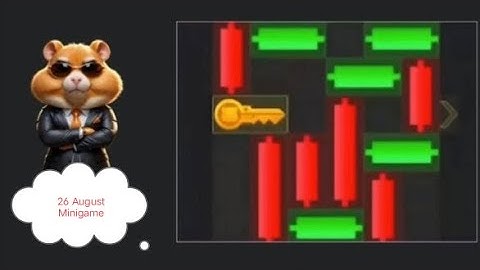 Mini Game Today 26 August Hamster Kombat How to solve Mini Game Puzzle in Hamster Kombat 100% Solved