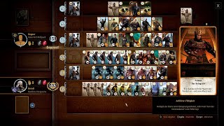 The Witcher 3: Gwent - High Score (Northern Realms) \/ 614 points match - 584 points round