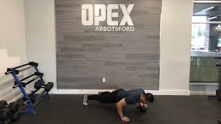 Offset kettlebell push-up