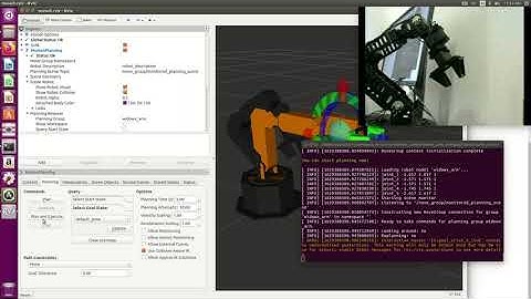 Widowx arm control with MoveIt