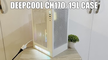 DeepCool CH170 Digital White | A 19L SFF ITX Build | Thermal benchmarks