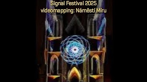 [Vertical] Signal Festival 2025: V.P.M. (ES) → ITERATIONS, videomapping, Náměstí Míru, 17.10.