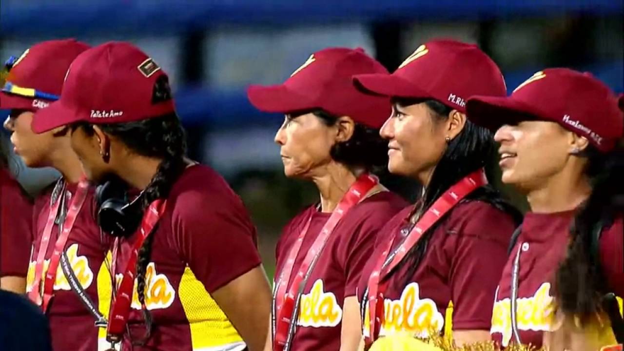 Venezuela Bronce en el mundial de béisbol femenino Korea 2016 - YouTube