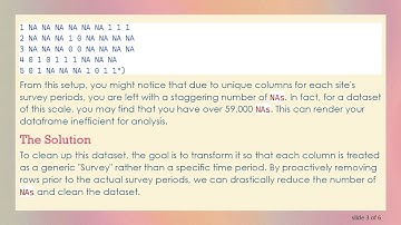 Restructuring Data in R: Reduce NAs for Cleaner Dataframes
