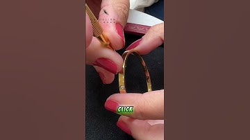 Ever wondered how to open Cartier slim/ small LOVE bracelet? Here’s how!