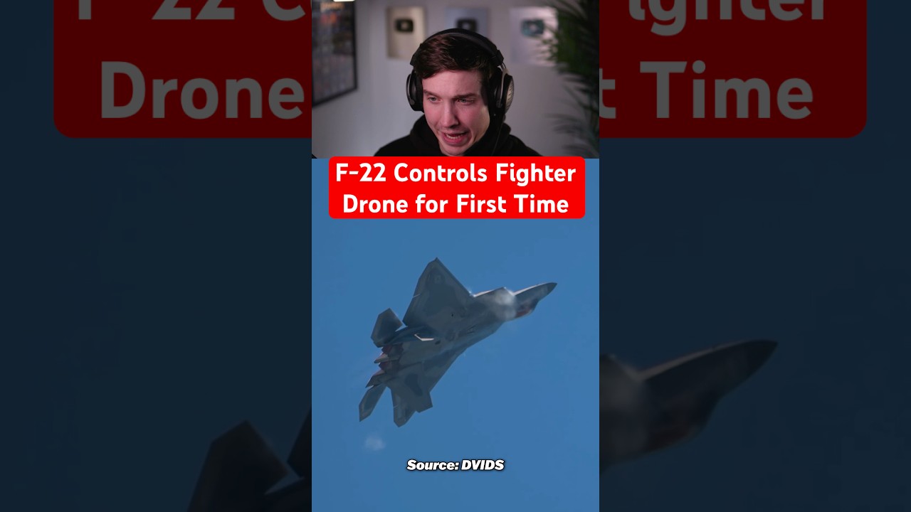 F-22 Controls Fighter Drone for First Time