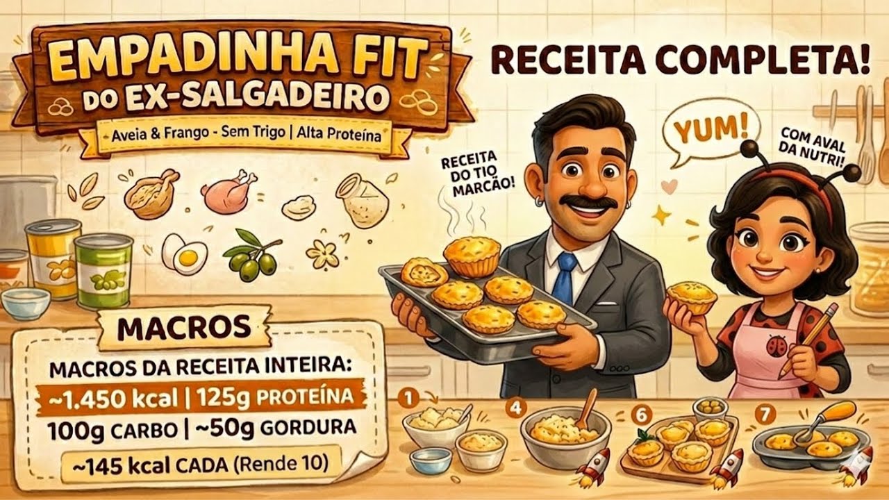 O EX-SALGADEIRO VOLTOU! 🥧💥 Empada Sem Trigo