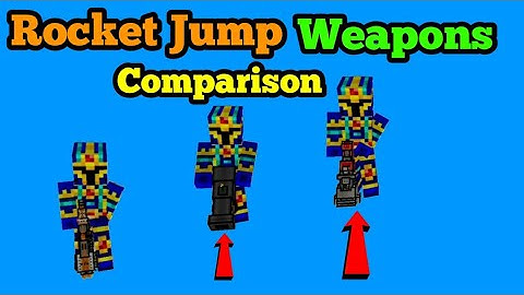 Rocket Jump Weapons Comparison | Best Rocket Jump Weapons in Pixel Gun 3D