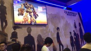E3 2017 アトラス/セガブース 『十三機兵防衛圏』コーナーの模様