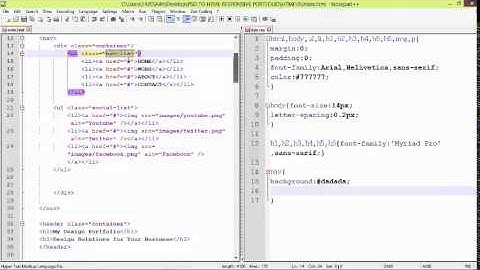 PSD to HTML RESPONSIVE BANGLA (বাংলা) TUTORIAL PART#11