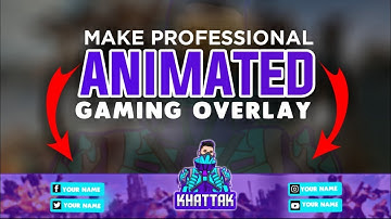 How to make Animated Gaming Overlay on Android || Cool Gaming Overlay Tutorial || Everything 4 You