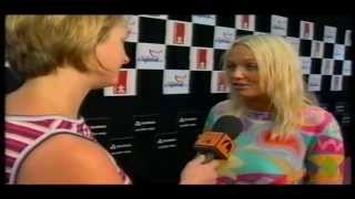 Emma Bunton - Interview Backstage At Party In The Park 2001