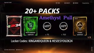 WWE2K24 - Free 20+ Pack Opening & 2 More Locker Codes | MyFaction