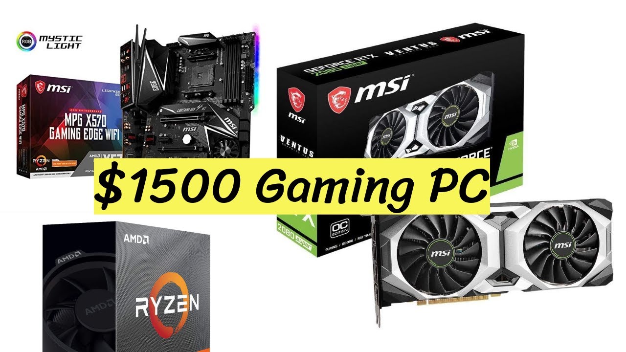 Best Gaming PC Build Parts Under 1500 of 2019 (60 FPS at 4k & 1440p) YouTube