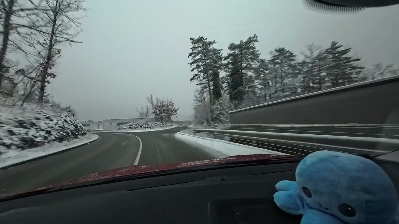 Zimska vožnja matuljskim cestama – dok Insta360 ne ostane bez baterije | Relaxing winter car drive
