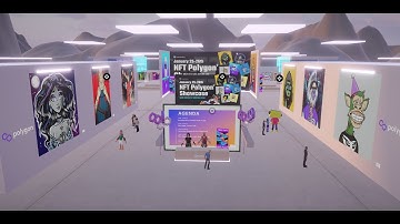 Web3 Metaverse Event - NFT Polygon Showcase 7  - Spatial.io