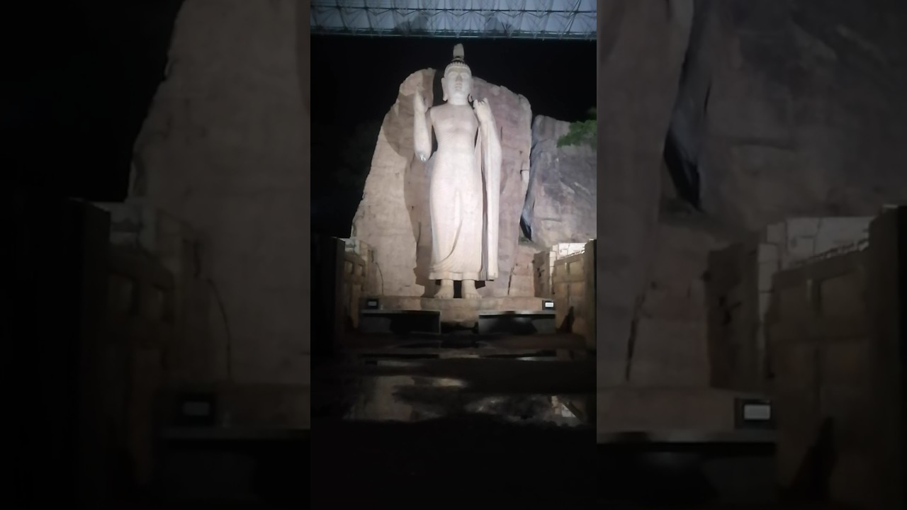 Aukana ancient statue of lord buddha #💐🙏🤍