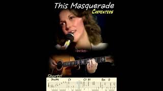 💗This Masquerade (Carpenters)💗 Fingerstyle Guitar Tutorial