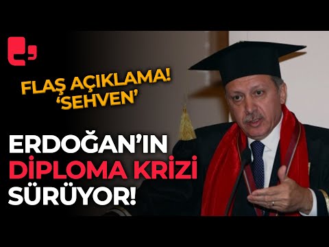 Erdoğan’ın diploma krizi sürüyor! Bakın üniversite son açıklamasında ne dedi?