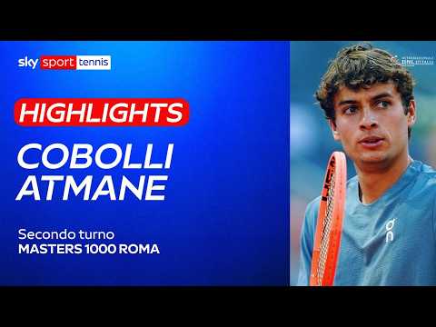 Video Cobolli-Atmane: gli highlights | ATP 1000 Roma