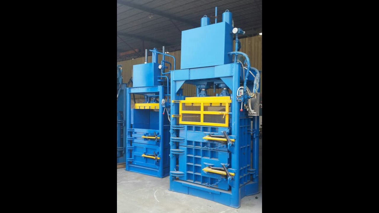 Tyrone vertical hydraulic baler for compressing oil tank oil case metal tank