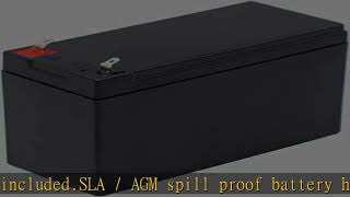 eseegoo 12V 7AH Rechargeable Sealed Lead Acid (SLA) Battery Replace 12 Volt 7AH Fire &amp; Security Ala