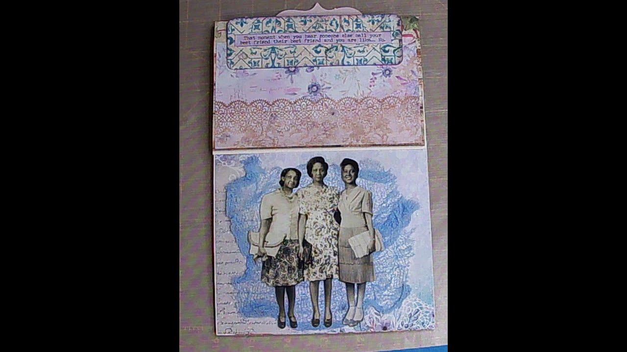 Secret Journaling fold down for Snarky Eclectic Journal  / Tutorial