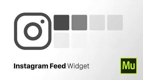 Instagram Feed - Adobe Muse CC Widget by Rosea Themes