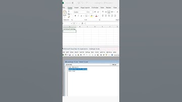 Merge/Unmerge Column Using MS Excel VBA #shorts