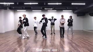(mirrored & 70% slowed) MIC drop 'BTS' Dance Practice Choreography Video (MAMA dance break ver.)