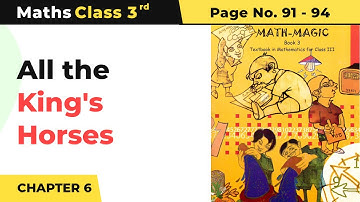 Class 3 Maths Chapter 6 | All the King