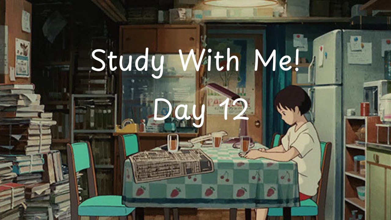 30-Min Study With Me LIVESTREAM / No Breaks / Chill Lofi / Day 12