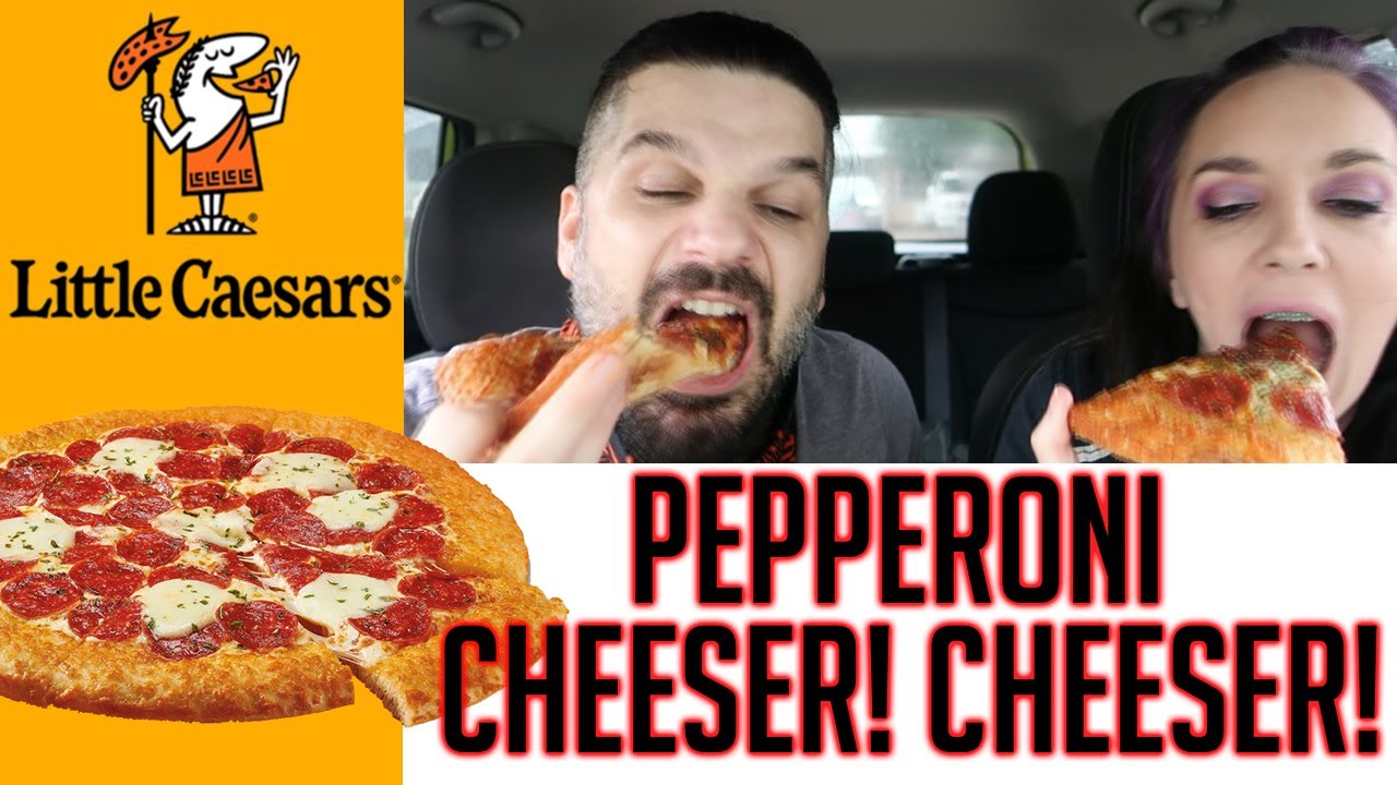 Little Caesar S Pepperoni Cheeser Cheeser Pizza Review Youtube