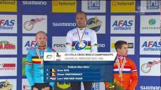 Sven Nys wordt voor de 2de maal Wereldkampioen in Louisville USA 2013