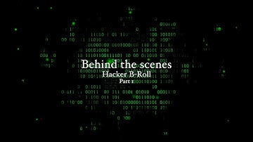 A cinematic Hacker B-Roll | Behind the scenes