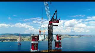 Marrs World-Record Lift For Turkeys 1915Çanakkale Bridge Construction