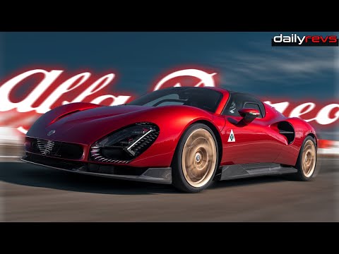 2024 Alfa Romeo 33 Stradale | Driving Dynamics ! - YouTube