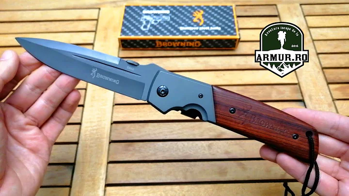 Briceag Browning DA52  Tactical Folding Knife Unbo...