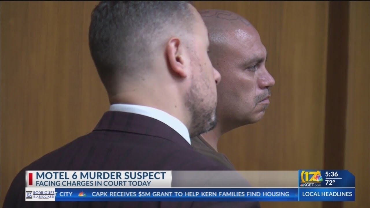 Motel 6 murder suspect faces charges in court - YouTube