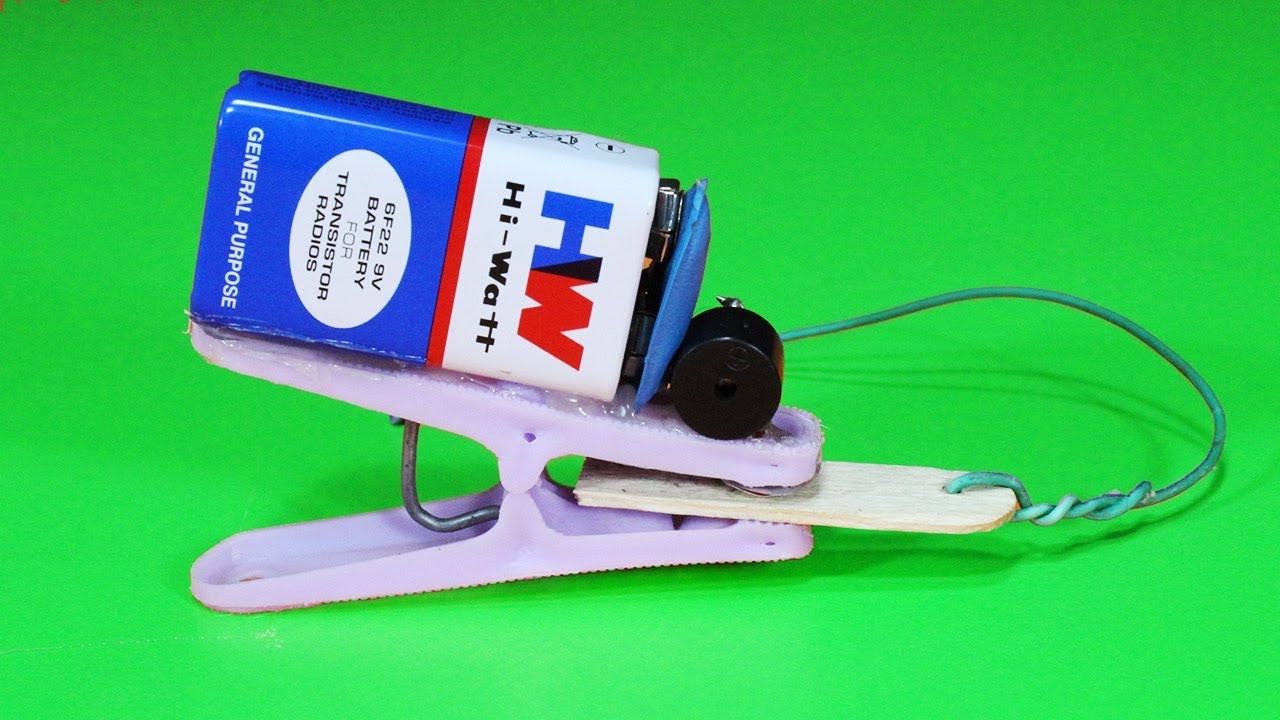How to Make a Simple Door Alarm At Home - YouTube