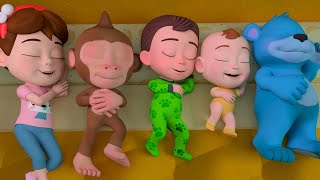 Ten In The Bed + Wheels On The Bus | More Funny Lalafun Kids Songs