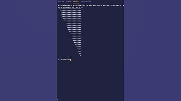 c++ program to print inverted mirrored right triangle star pattern using class | PWOS #shorts
