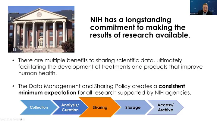 New NIH Data Management & Sharing Policy