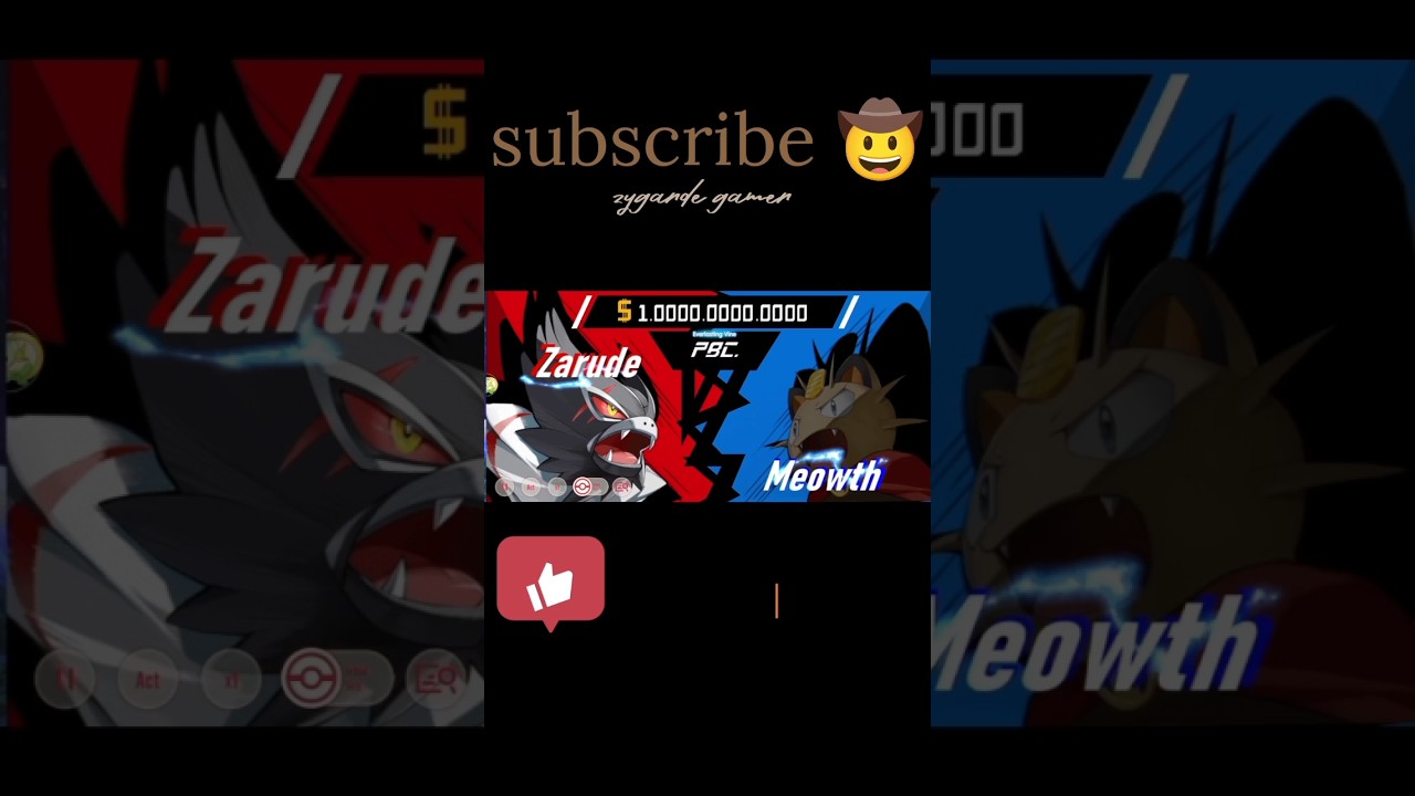 ZARUDE POKEMON SKIN// THE ULTIMATE MOVE OF ZARUDE 