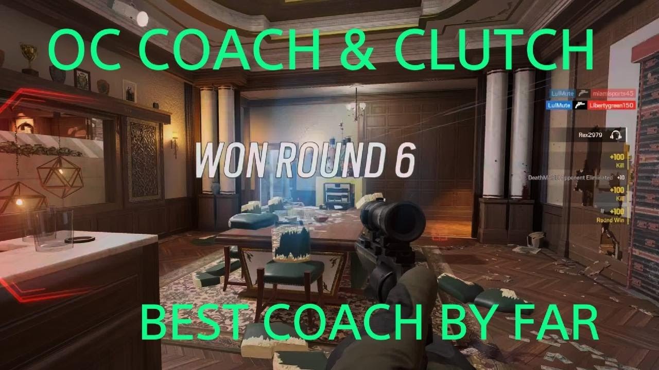 OC MUTE BACK TO BACK CLUTCHES WITH MY COACH IN RAINBOW SIX SIEGE RANKED ...