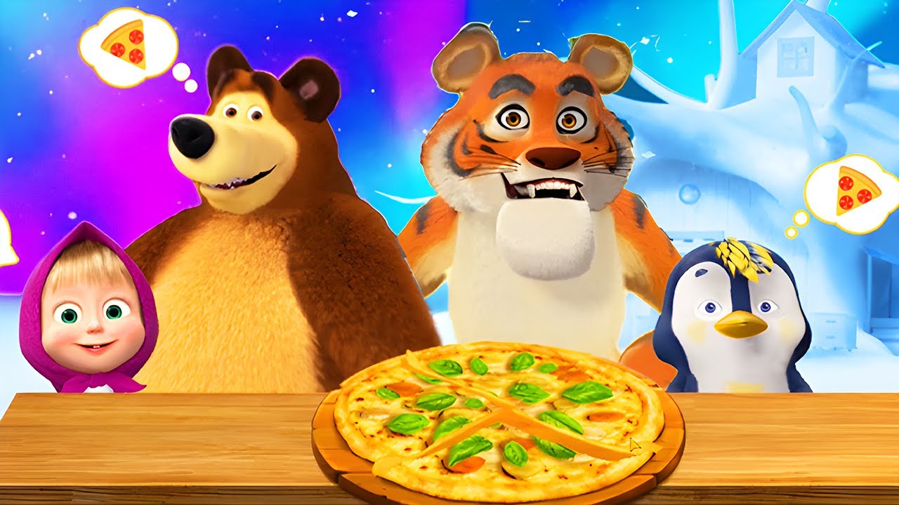 Masha ve Koca Ayı Pizza Dükkanı 🥰 